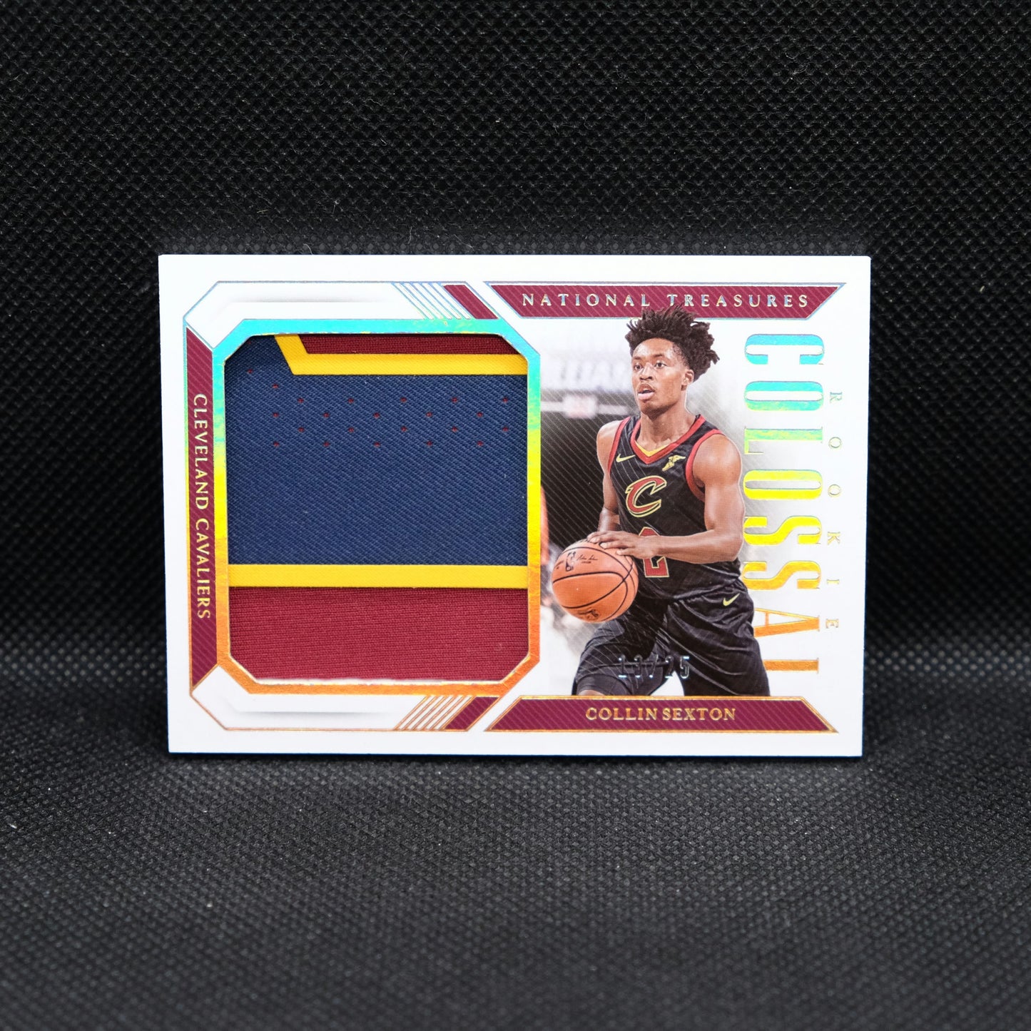 2018-19 Collin Sexton Select National Treasures Rookie Colossal Materials /25