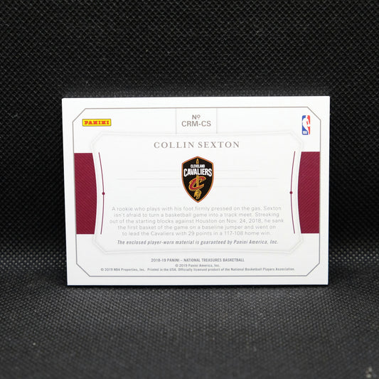 2018-19 Collin Sexton Select National Treasures Rookie Colossal Materials /25