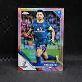 2021-22 Marquinhos Topps Chrome UEFA UCL #144 /125 Rose Gold
