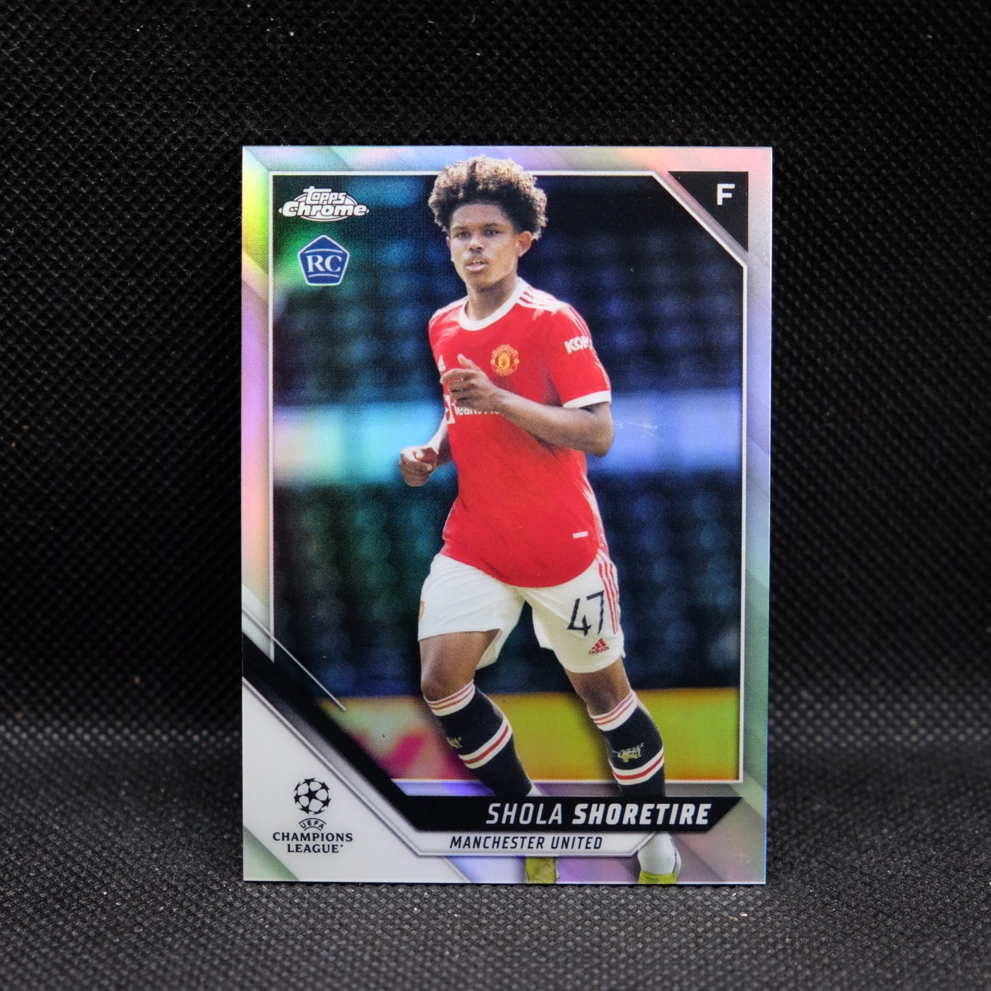 2021-22 Shola Shoretire Topps Chrome UEFA UCL #138 Refractor RC