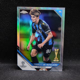 2021-22 Charles De Ketelaere Topps Chrome UEFA UCL #14 Silver Refractor