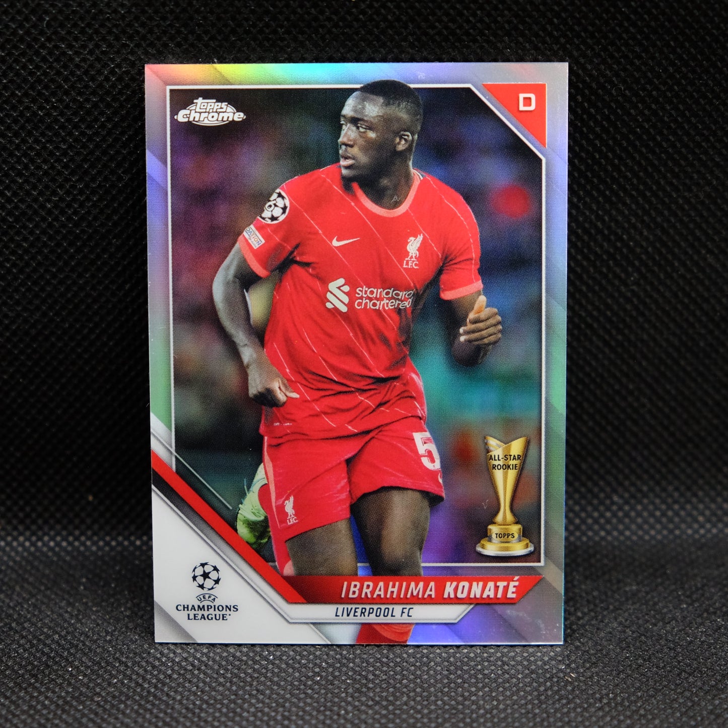 2021-22 Ibrahima Konate Topps Chrome UEFA UCL #183 Silver Refractor