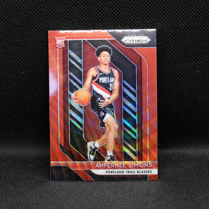 2018-19 Anfernee Simons Prizm - Red Wave Prizm RC #61
