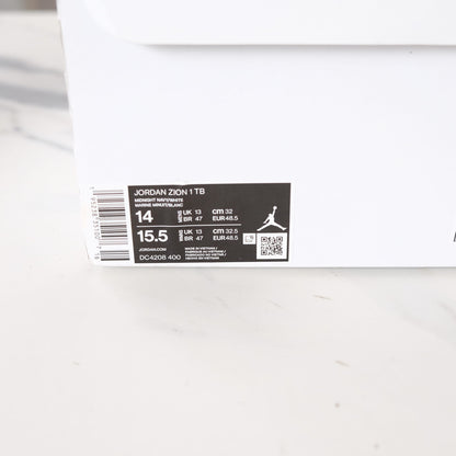 Jordan Zion 1 TB Midnight Navy US Size 14 Mens