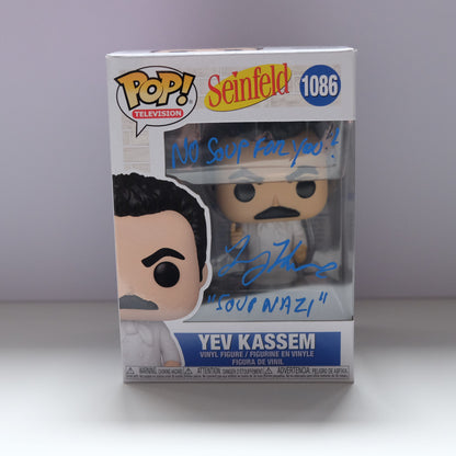 Funko Pop Seinfeld Yev Kassem Soup Nazi #1086 Signed (PSA Authentication)