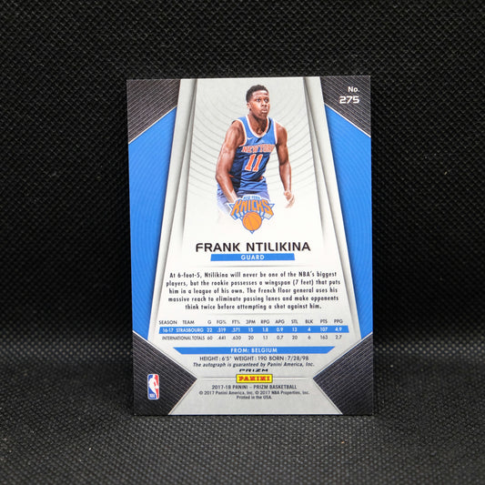 2017-18 Frank Ntilikina Prizm #275 Silver Prizm RC Auto
