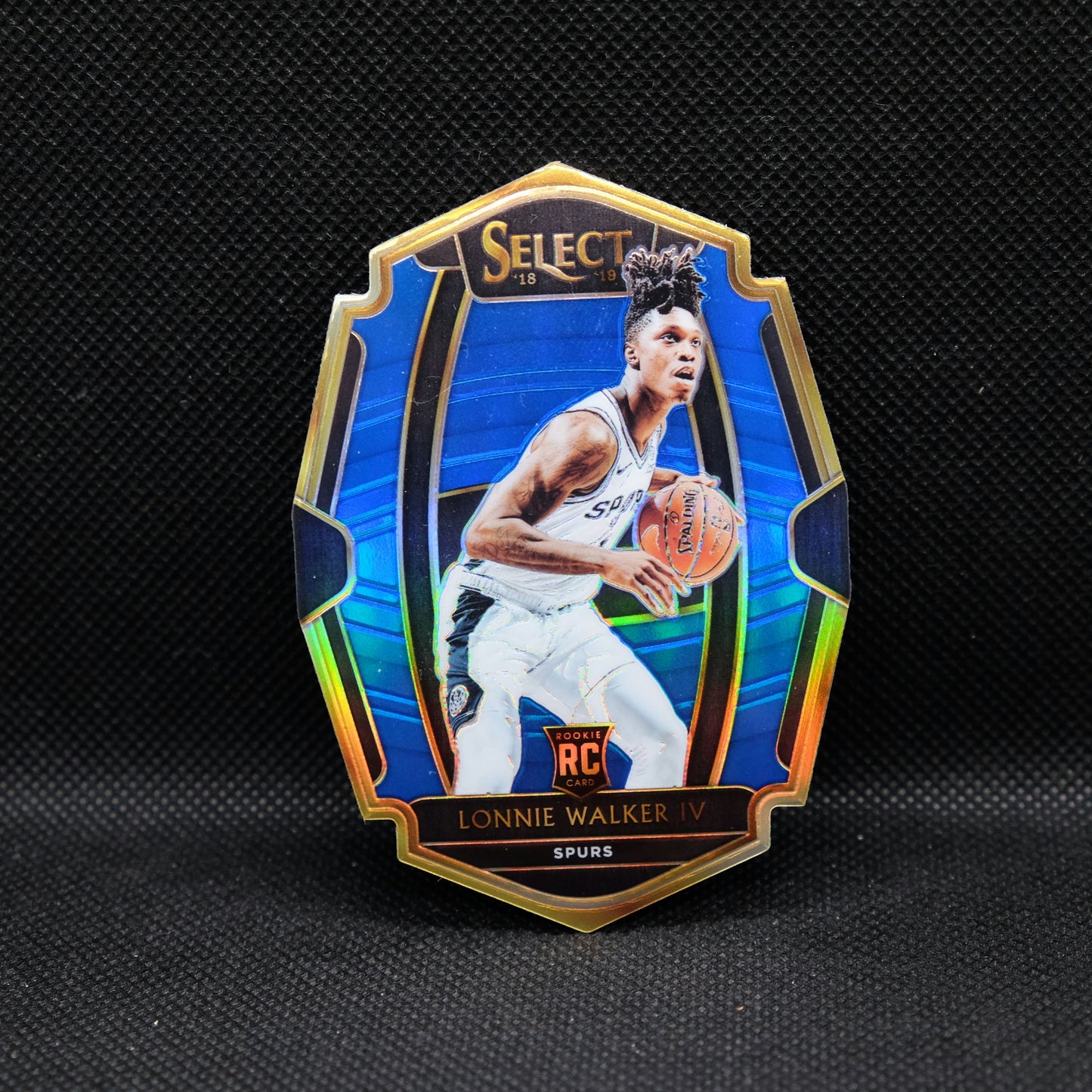 2018-19 Lonnie Walker IV Select /249 Blue Die Cut Prizm Rookie Card #174