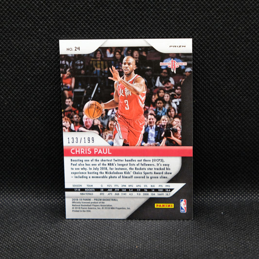 2018-19 Chris Paul Prizm #24 Blue Prizm /199