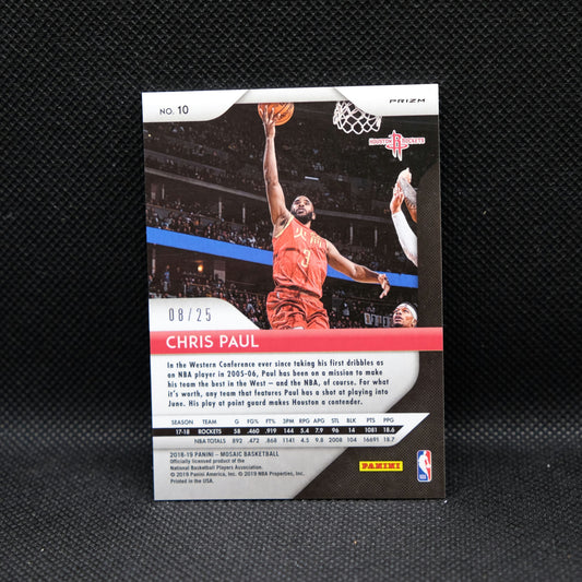 2018-19 Chris Paul Prizm Mosaic #10 Camo Prizm /25