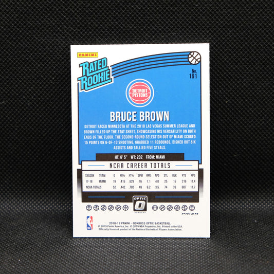 2018-19 Bruce Brown Donruss Optic Rated Rookie #161 Fast Break Prizm