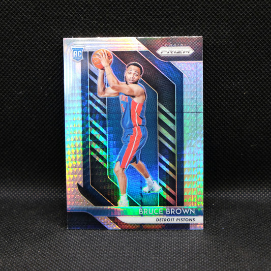 2018-19 Bruce Brown Prizm #132 Hyper Prizm Rookie Card