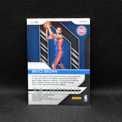 2018-19 Bruce Brown Prizm #132 Hyper Prizm Rookie Card