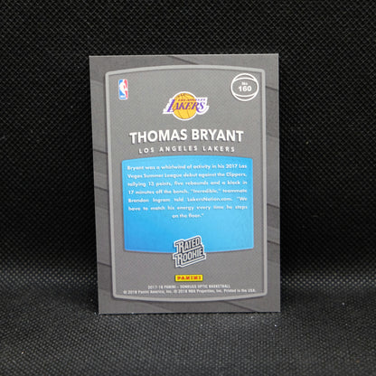 2017-18 Thomas Bryant Donruss Optic Rated Rookie #160 Shock Prizm