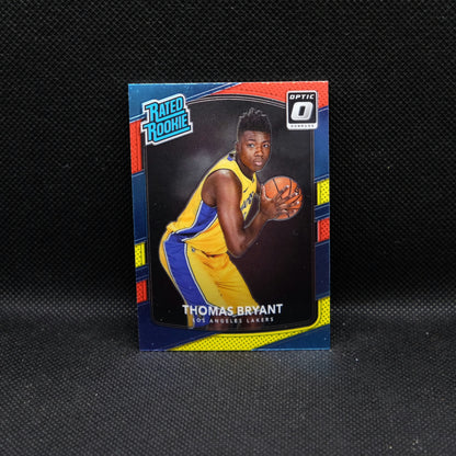 2017-18 Thomas Bryant Donruss Optic Rated Rookie Red Blue Yellow