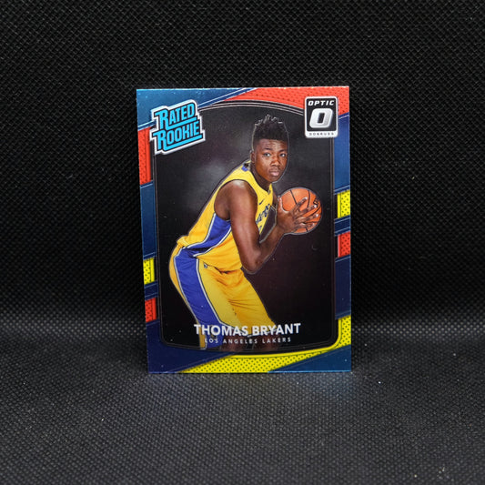2017-18 Thomas Bryant Donruss Optic Rated Rookie Red Blue Yellow