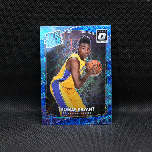 2017-18 Thomas Bryant Donruss Optic Rated Rookie Blue Hyper Prizm