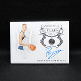 2018-19 Flawless Kristaps Porzingis Excellence 1/25 Auto