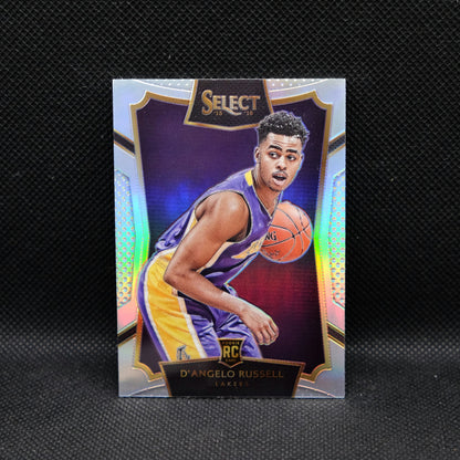 2015-16 D'Angelo Russell Select #62 Silver Prizm Rookie Card