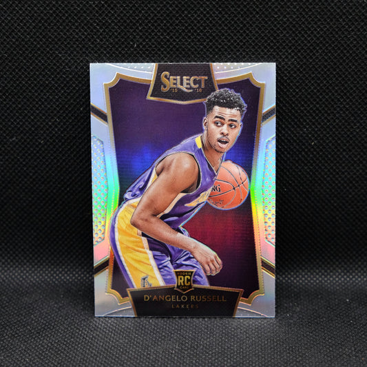 2015-16 D'Angelo Russell Select #62 Silver Prizm Rookie Card