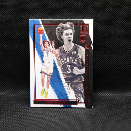 2021-22 Josh Giddey Impeccable Red Rookie Card #85