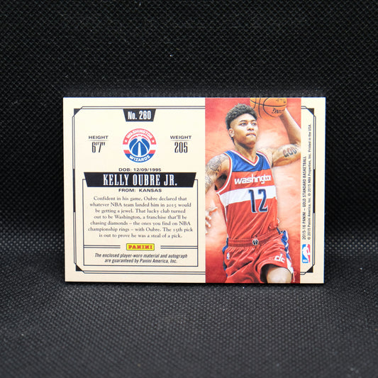 2015-16 Kelly Oubre Jr. Gold Standard Rookie Patch Auto /149