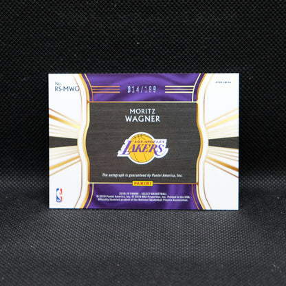 2018-19 Moritz Wagner Select Rookie Signatures Silver Prizm /199 RC