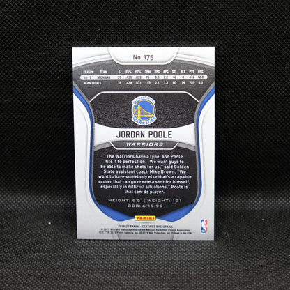 2019-20 Jordan Pool Certified #175 Orange /99 Rookie Card