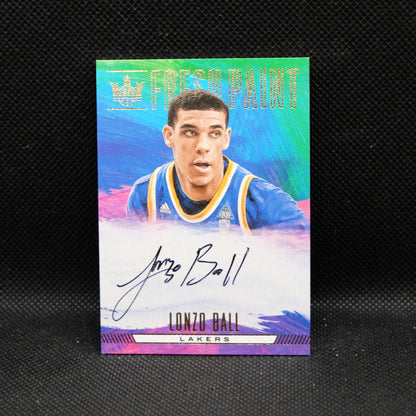 2017-18 Lonzo Ball Court Kings Fresh Paint Auto RC FP1-LOB