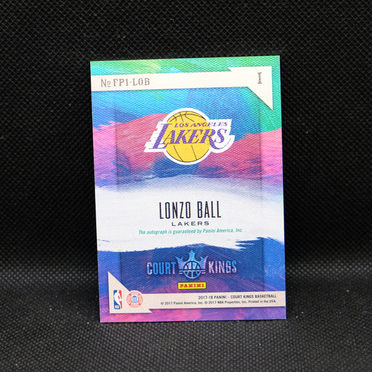 2017-18 Lonzo Ball Court Kings Fresh Paint Auto RC FP1-LOB