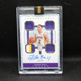 2017-18 Lonzo Ball Cornerstones Rookie Patch Auto /75