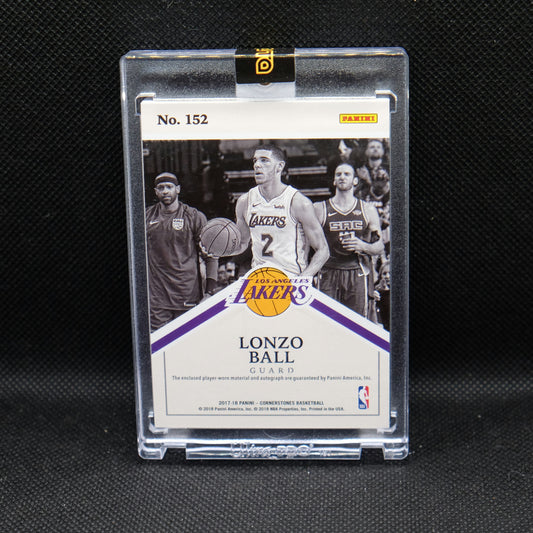 2017-18 Lonzo Ball Cornerstones Rookie Patch Auto /75