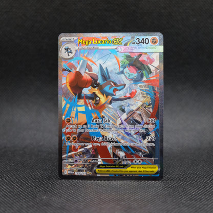 Pokemon Mega Evolution Mega Lucario Ex 179/132 SIR Special Illustration Rare