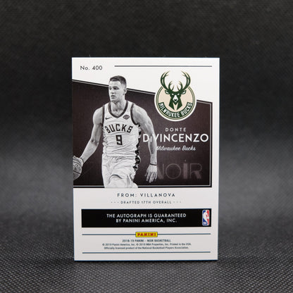 2018-19 Donte DiVincenzo Noir #400 Rookie Autograph /99