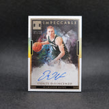 2018-19 Donte DiVincenzo Impeccable #IR-DDV Rookie Autograph Gold /10