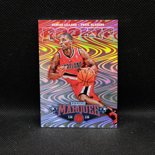 2012-13 Damian Lillard Marquee #151 Rookie Card Red Swirlorama