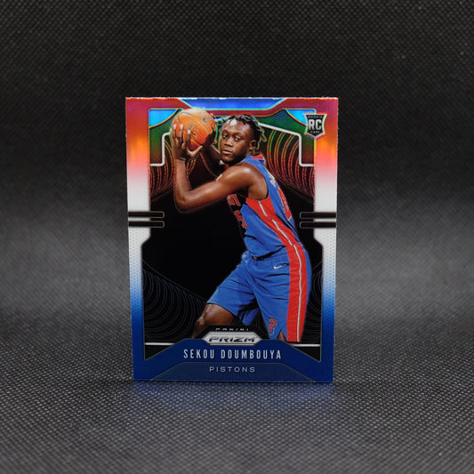 2019-20 Sekou Doumbouya Prizm #261 Rookie Card Red White Blue Prizm