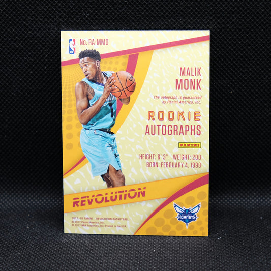 2017-18 Malik Monk Revolution Rookie Autographs RA-MMO