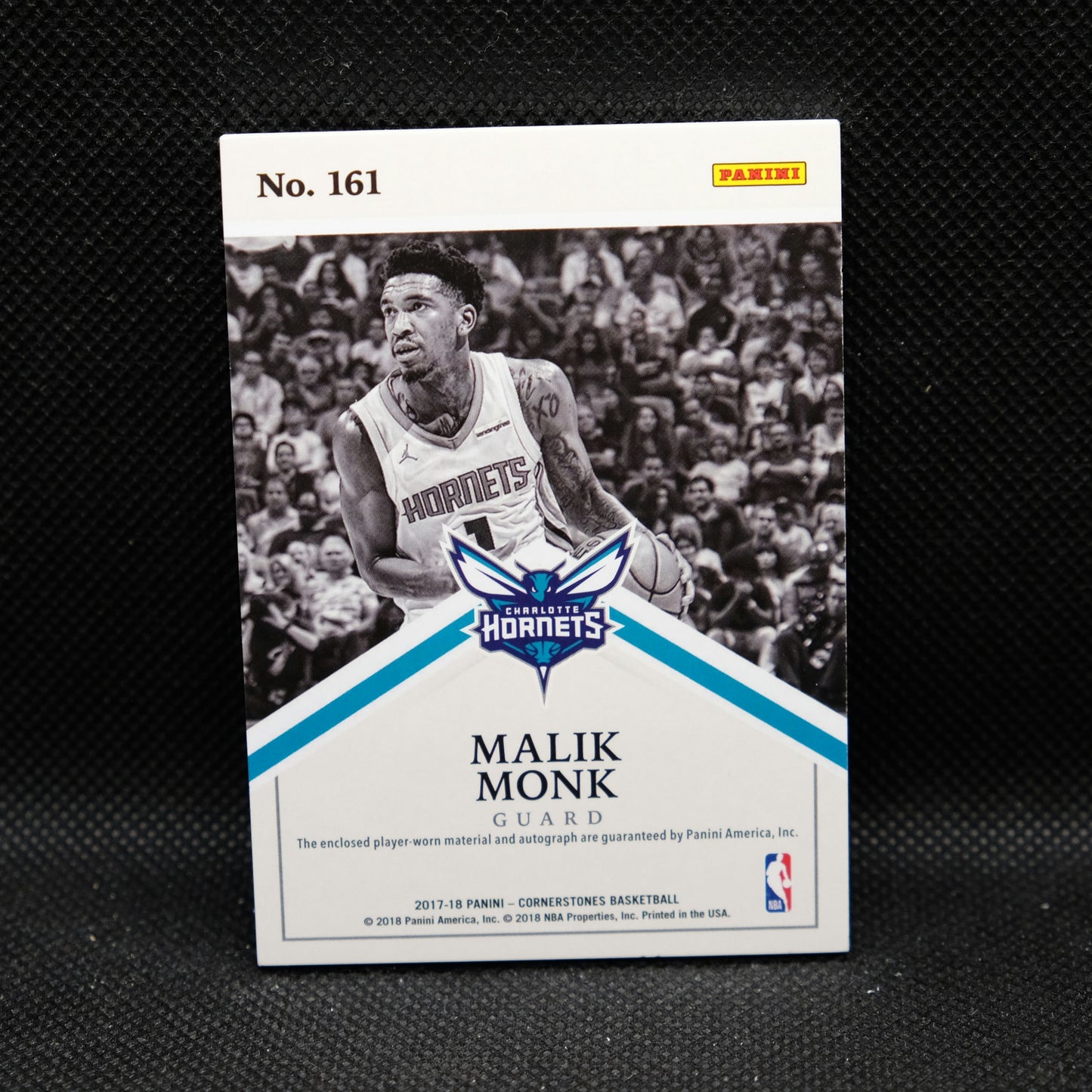 2017-18 Malik Monk Cornerstones #161 RPA Quad Patch /75