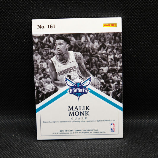 2017-18 Malik Monk Cornerstones #161 RPA Quad Patch /75