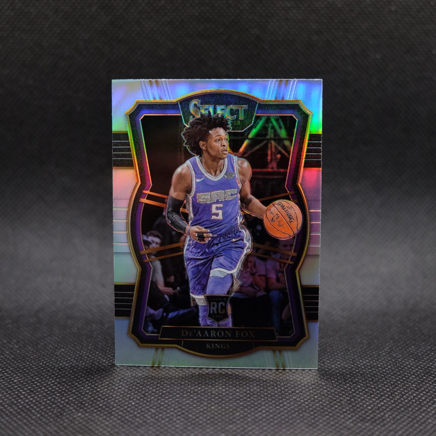 2017-18 De'Aaron Fox Select #175 Silver Prizm Rookie Card