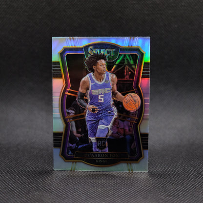 2017-18 De'Aaron Fox Select #175 Silver Prizm Rookie Card
