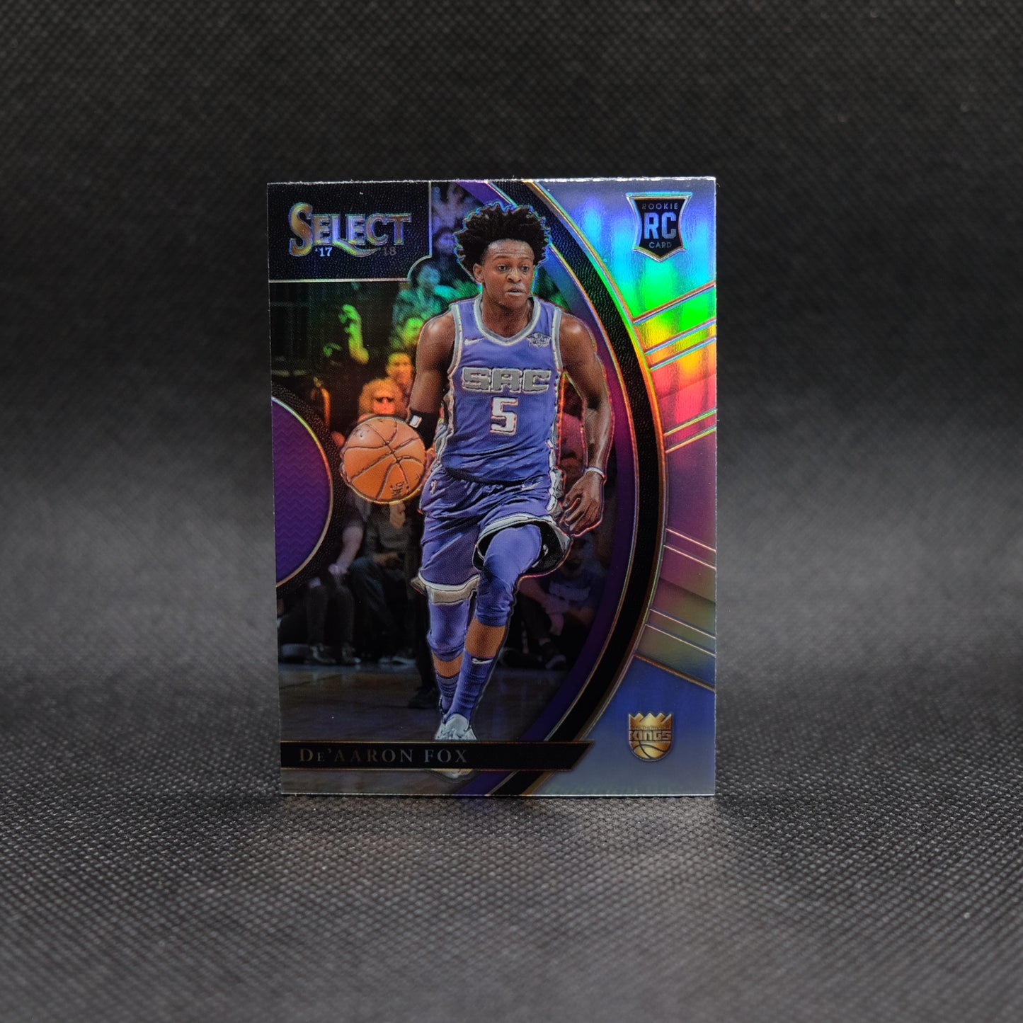 2017-18 De'Aaron Fox Select #49 Silver Prizm Rookie Card