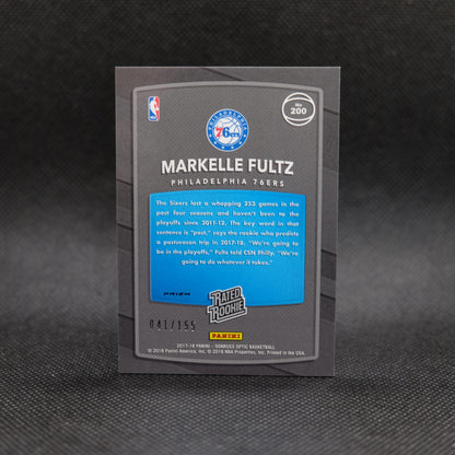 2017-18 Markelle Fultz Donruss Optic Rated Rookie #200 Fast Break /155