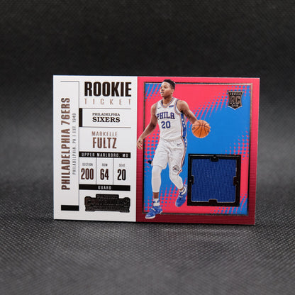 2017-18 Markelle Fultz Contenders RTS-1 Rookie Ticket Rookie Patch