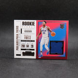2017-18 Markelle Fultz Contenders RTS-1 Rookie Ticket Rookie Patch