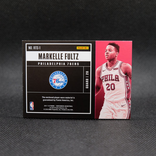 2017-18 Markelle Fultz Contenders RTS-1 Rookie Ticket Rookie Patch