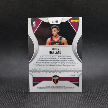 2019-20 Darius Garland Prizm #288 Silver Hyper Prizm Rookie Card