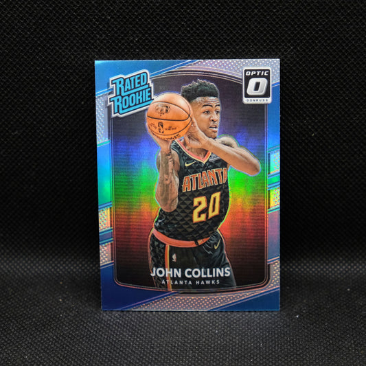 2017-18 John Collins Donruss Optic Rated Rookie Silver Holo RC