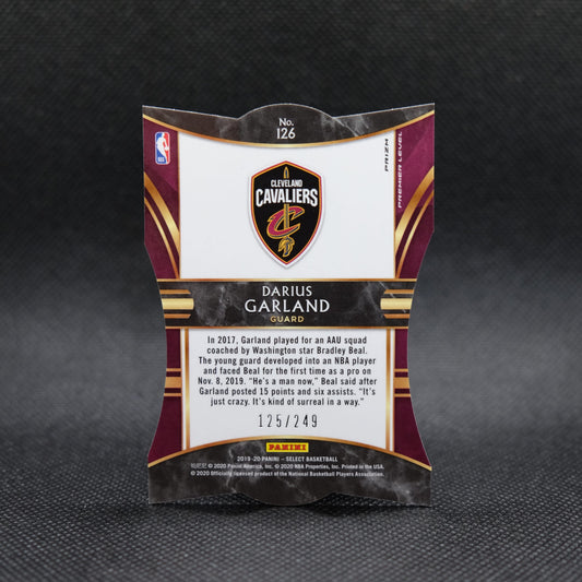 2019-20 Darius Garland Select #126 Blue Die Cut Prizm /249 Rookie Card