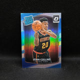 2017-18 John Collins Donruss Optic Rated Rookie Silver Holo RC